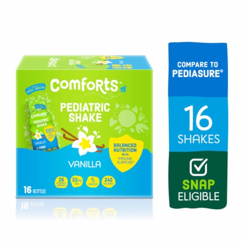 Comforts™ Vanilla Pediatric Nutrition Shakes Big Deal! 16-Pack Perspective: front