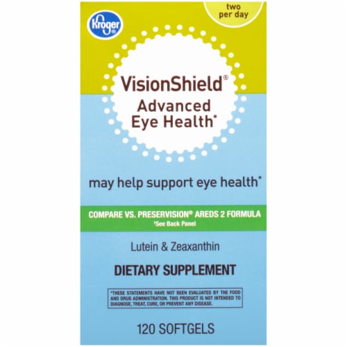 Kroger® VisionShield Advanced Eye Health Softgels Perspective: front
