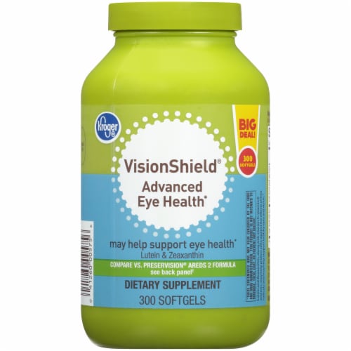 Kroger® VisionShield Advanced Eye Health Softgels Perspective: front