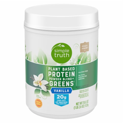 Simple Truth™ Plant-Based Vanilla Protein & Greens Powder Perspective: front