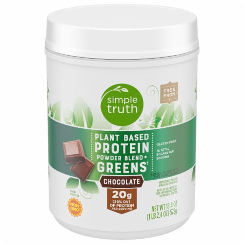 Simple Truth™ Plant-Based Chocolate Protein & Greens Protein Powder, 18 ...