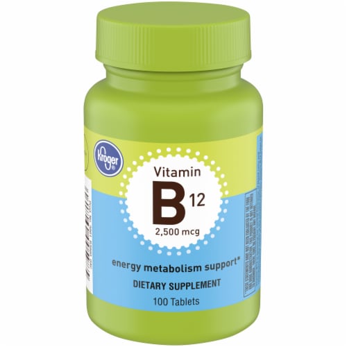 Kroger Vitamin B12 Tablets 2500mcg 100 Ct Kroger