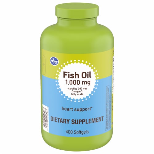Kroger Fish Oil Softgels 1000mg 400 ct Kroger