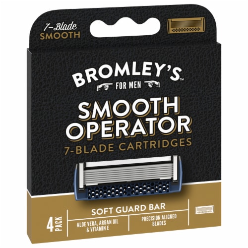 Bromleys™ For Men Smooth Operate 7-Blade Cartridges Perspective: front