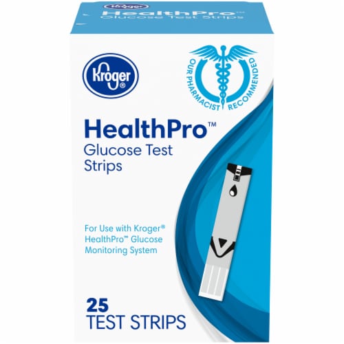 Kroger® HealthPro Glucose Test Strips Perspective: front