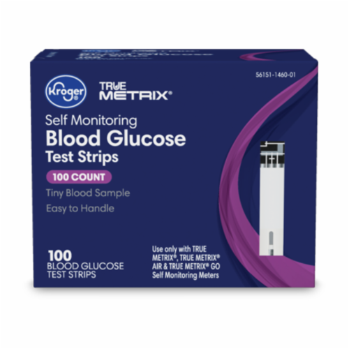 Kroger® True Metrix® Self Monitoring Blood Glucose Test Strips Perspective: front