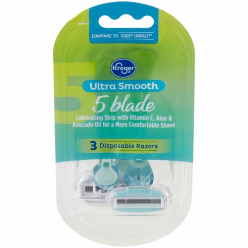 Kroger Women's 5-Blade Disposable Razors, 3 ct - Kroger