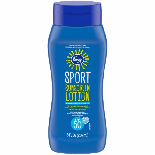 Kroger® Sport Sunscreen Lotion SPF 50 Perspective: front