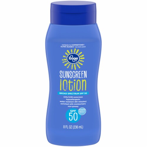 Kroger® Broad Spectrum SPF 50 Sunscreen Lotion Perspective: front