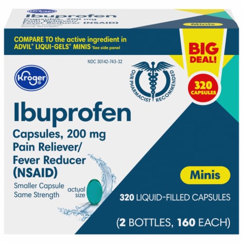 Kroger® BIG Deal Ibuprofen Mini Liquid Gels Perspective: front