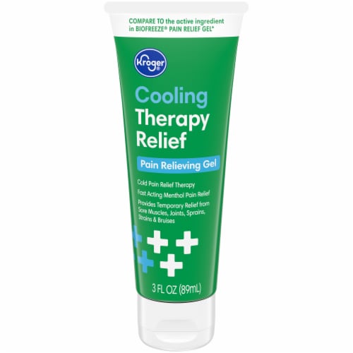 Kroger® Cooling Therapy Relief Pain Relieving Gel Perspective: front