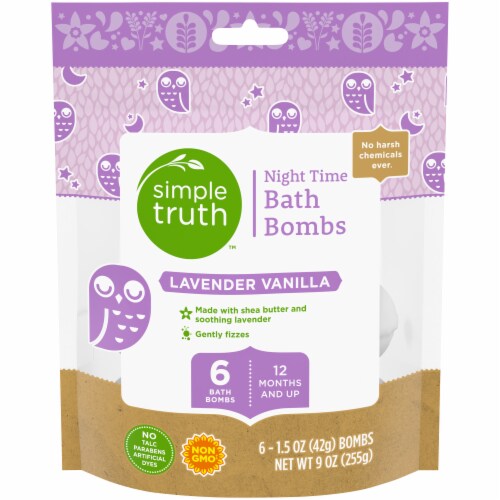 Simple Truth™ Lavender Vanilla Baby Bath Bombs Perspective: front