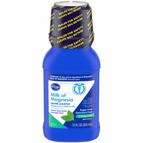 Kroger® Mint Flavor Milk of Magnesia Perspective: front