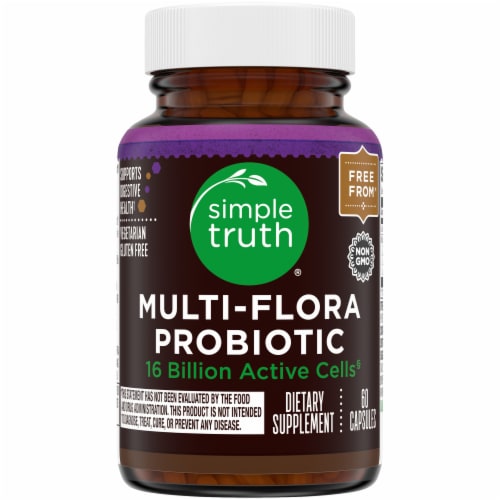Simple Truth™ Probiotic Vegetarian Capsules 60 Count Perspective: front