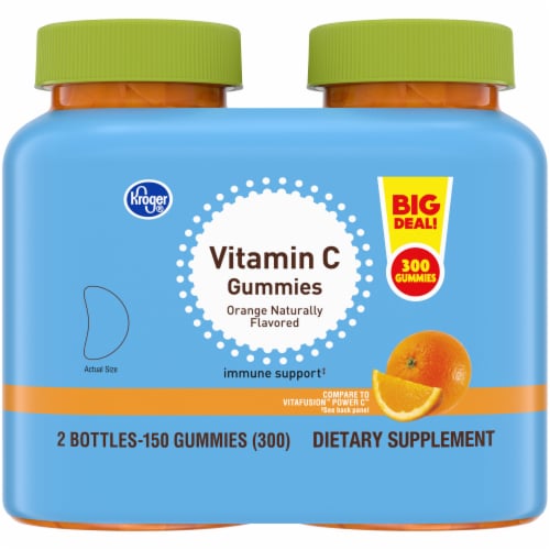 Kroger® Vitamin C Gummy Twin Pack BIG Deal! Perspective: front