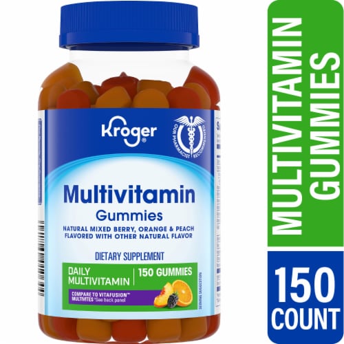 Kroger® Gummies Essential Daily Formula Multivitamins Perspective: front