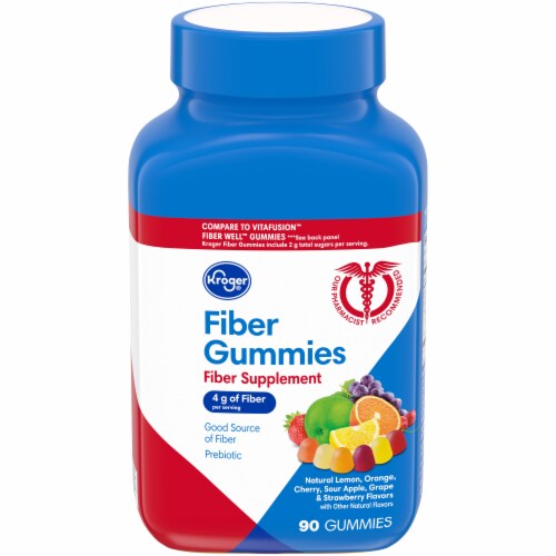 Fiber Choice Prebiotic Fiber Mixed Berries Flavored Gummies, 90 ct - Kroger