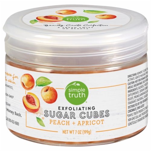 Simple Truth® Beauty Crate Peach & Apricot Exfoliating Sugar Cubes Perspective: front