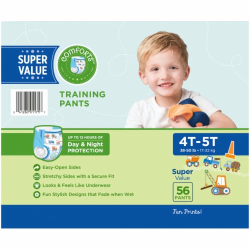 Comforts™ For Toddler Day & Night Training Pants Boys 4T-5T (37+ lbs), 56  count - City Market