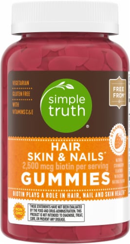 Simple Truth® Hair Skin & Nails Gummies Perspective: front