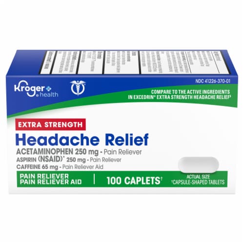  Excedrin Extra Strength Caplets for Headache Pain Relief, 24  Count : Health & Household