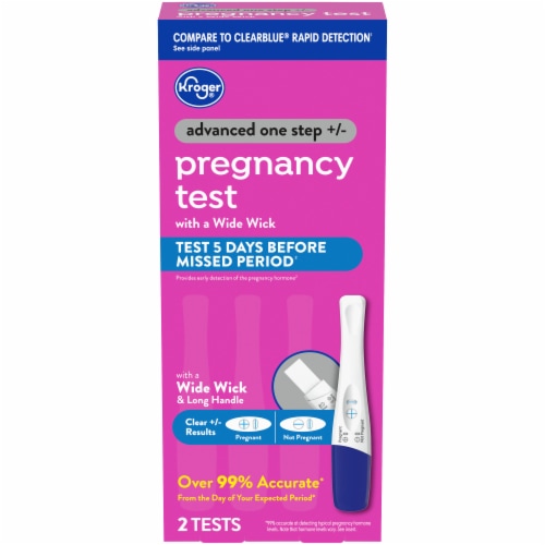 Kroger® Advanced Pregnancy Test Perspective: front