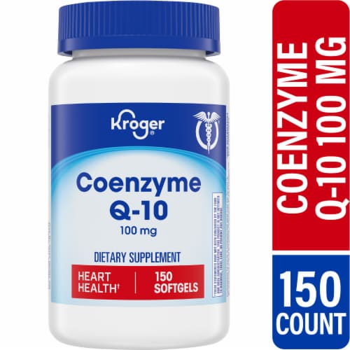 Kroger® Coenzyme-Q10 Dietary Supplement Perspective: front