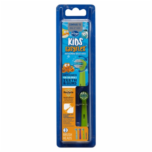 Kroger® Kids EasyFlex Replacement Brush Heads Perspective: front