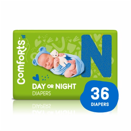 Comforts™ Day or Night Baby Diapers Newborn (<10 lbs), 36 count - Kroger