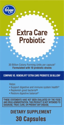 Kroger® Extra Care Probiotic Capsules Perspective: front