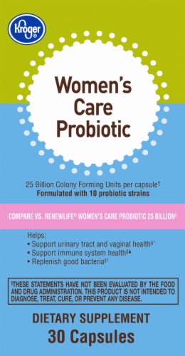 Kroger® Women's Care Probiotic Capsules Perspective: front
