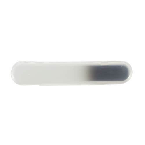 Pretty Savvy Glass Nail File with Caddy Perspective: front