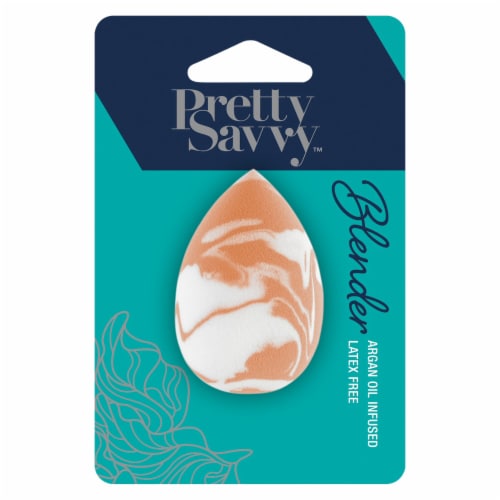 Pretty Savvy™ Argan Oil Inflused Swirl Blending Sponge Perspective: front