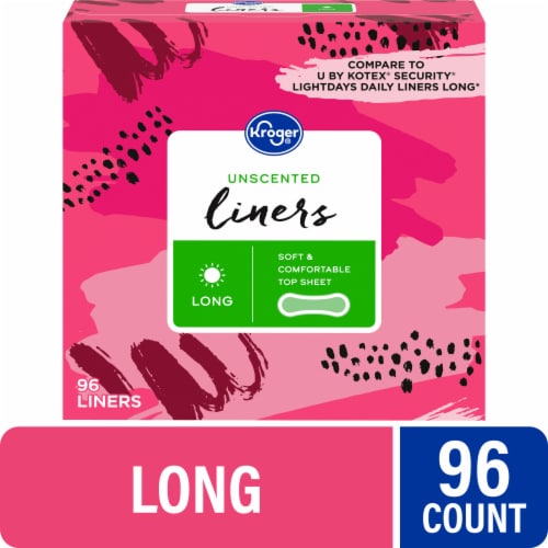 Kroger® Unscented Long Liners Perspective: front