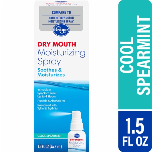 Kroger® Dry Mouth Cool Spearmint Moisturizing Spray Perspective: front