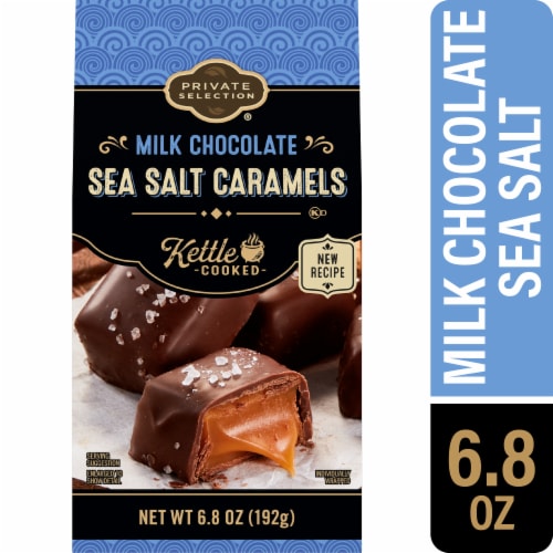 Private Selection® Milk Chocolate Caramels With Sea Salt Perspective: front