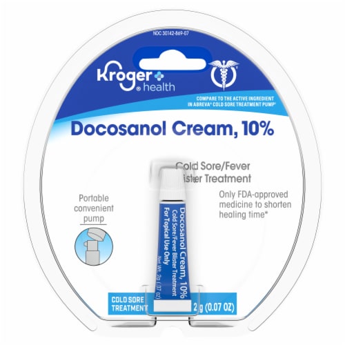 Kroger® Docosanol Cream Cold Sore Treatment Perspective: front