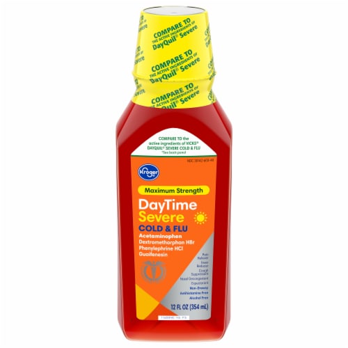 Kroger® DayTime Severe Cold & Flu Acetaminophen Medicine Perspective: front