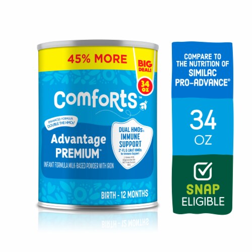 Comforts™ Advantage Premium Infant Formula Perspective: front