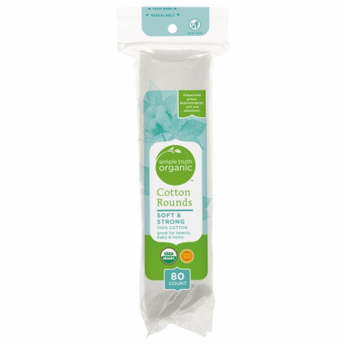 Simple Truth Organic™ Cotton Rounds Perspective: front