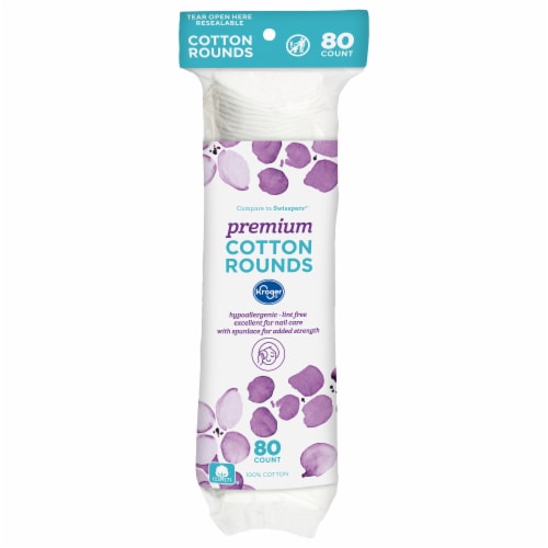 Kroger® Premium Cotton Rounds Perspective: front