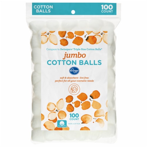 Kroger® Jumbo Cotton Balls, 100 ct - Fry's Food Stores