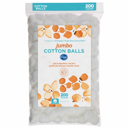 Kroger® Jumbo Cotton Balls, 200 ct / 1 pk - Foods Co.