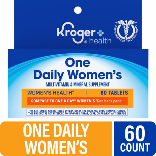 Kroger® Women's Multivitamin One Daily Tablets Perspective: front