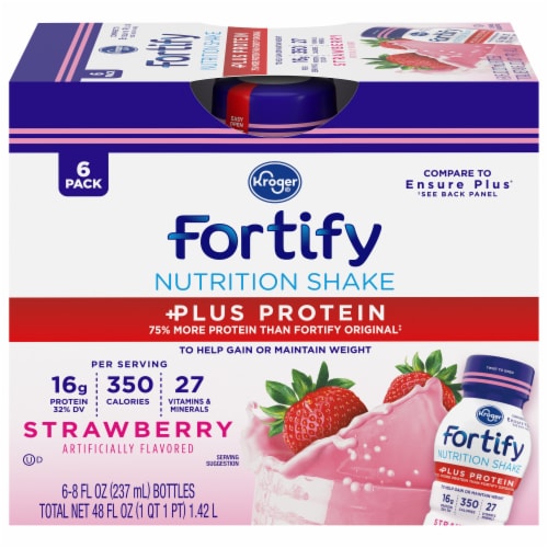Kroger® Strawberry Nutrition Shake Perspective: front