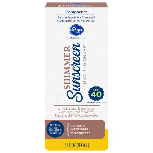 Kroger® Shimmer Sunscreen 40 SPF Perspective: front