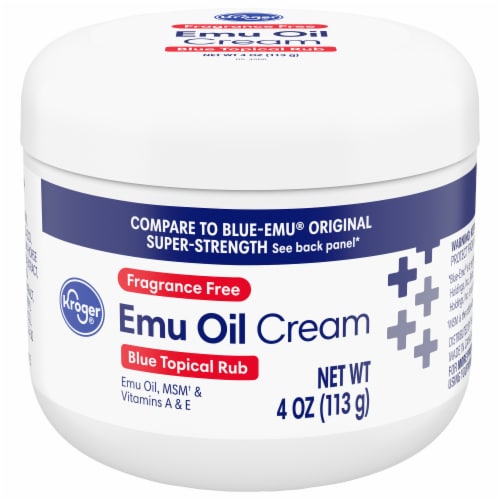 Kroger® Fragrance Free Emu Oil Cream Perspective: front