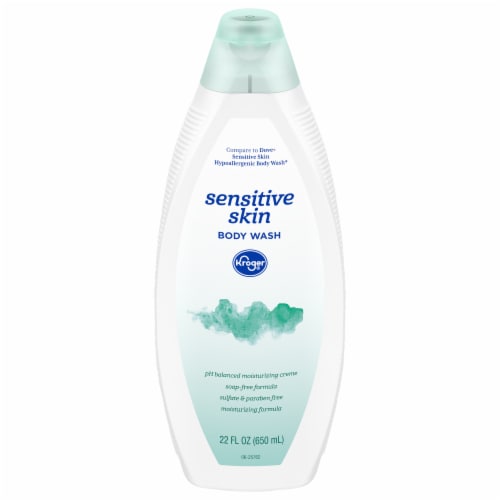 Kroger® Body Wash For Sensitive Skin PH Balanced with Moisturizing Creme Formula Perspective: front