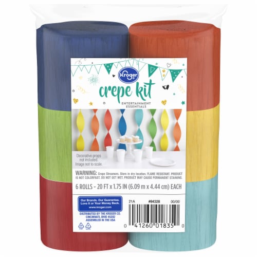 Kroger® Rainbow Crepe Paper Kit Perspective: front