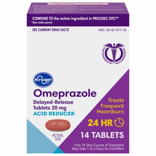 Kroger Omeprazole Magnesium Tablets Perspective: front